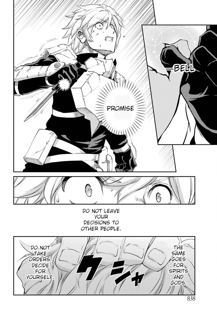 Dungeon ni Deai wo Motomeru no wa Machigatte Iru Darou ka Gaiden - Sword Oratoria - Chapter 93 - Page 33
