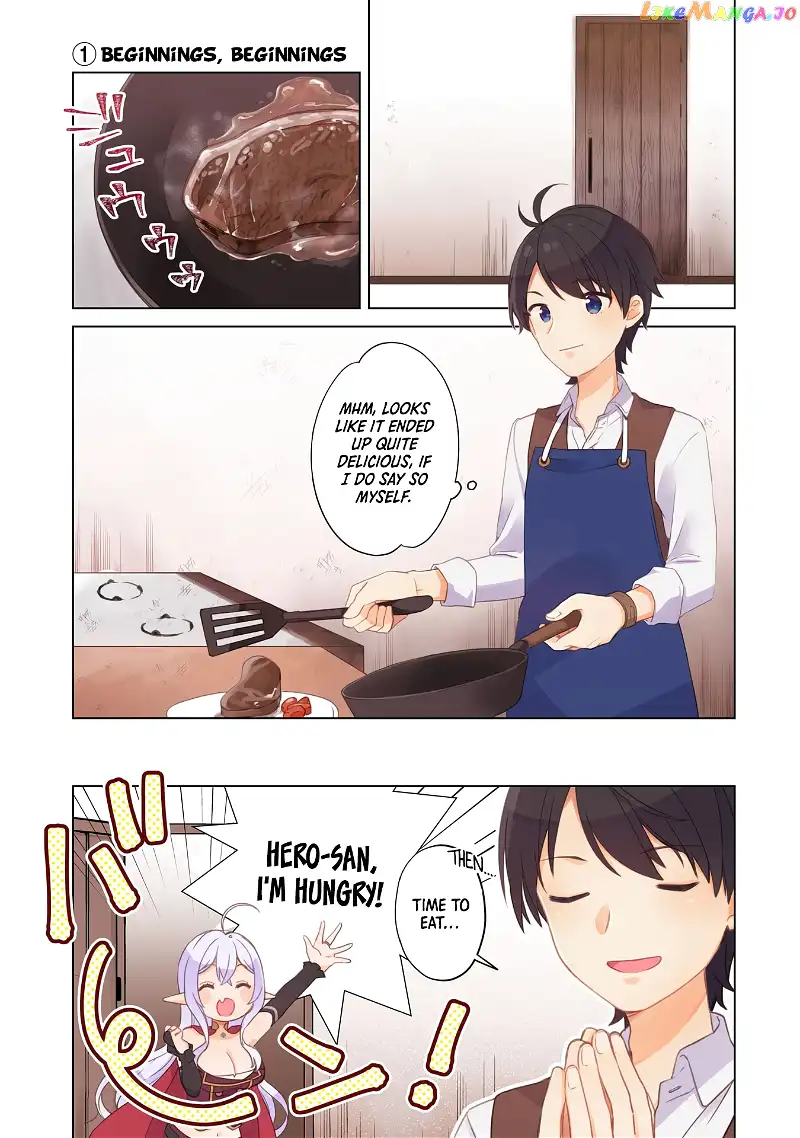 Hara Peko Mao To Horyo Yuusha! Mao Ga Ore No Heya Ni Meshi Wo Gui Ni Kurundaga - Chapter 1 - Page 3