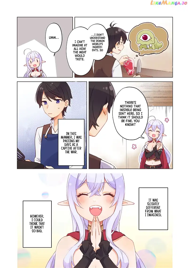 Hara Peko Mao To Horyo Yuusha! Mao Ga Ore No Heya Ni Meshi Wo Gui Ni Kurundaga - Chapter 1 - Page 9