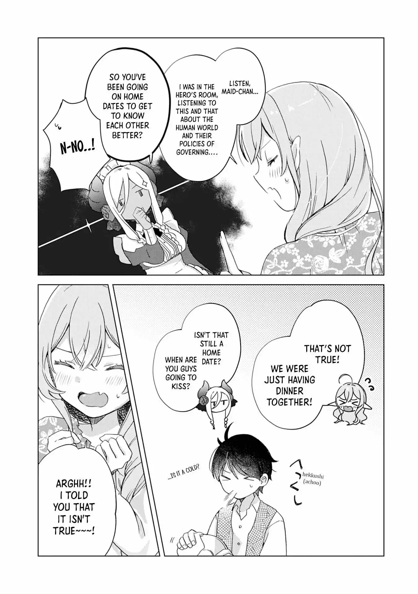 Hara Peko Mao To Horyo Yuusha! Mao Ga Ore No Heya Ni Meshi Wo Gui Ni Kurundaga - Chapter 3 - Page 13