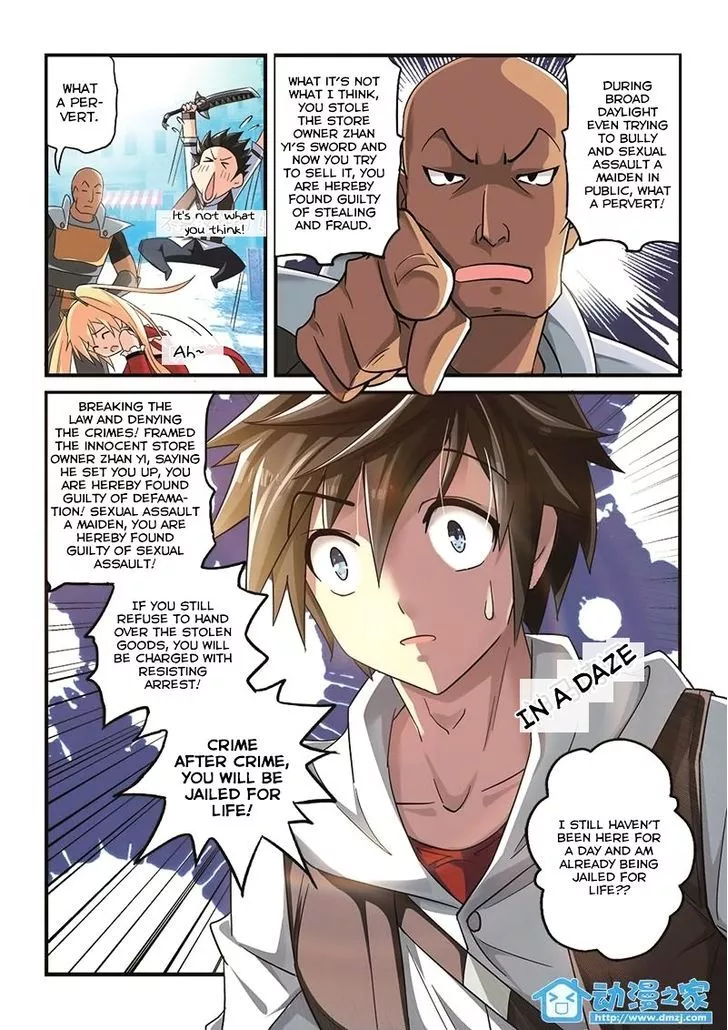 Mowang Yu Yongzhe Yu Sheng Jian Shendian ( Devil, Braves And Sacred Sword Palace ) - Chapter 3 - Page 7