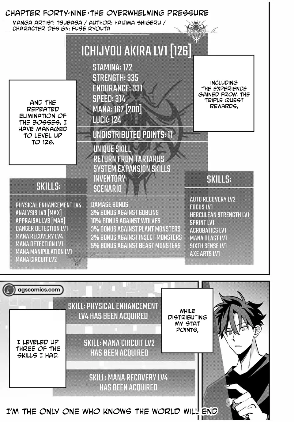 Only I Know That the World Will End. In a World Where Monsters Appear, I Level up by Returning From Death - Chapter 49 - Page 1