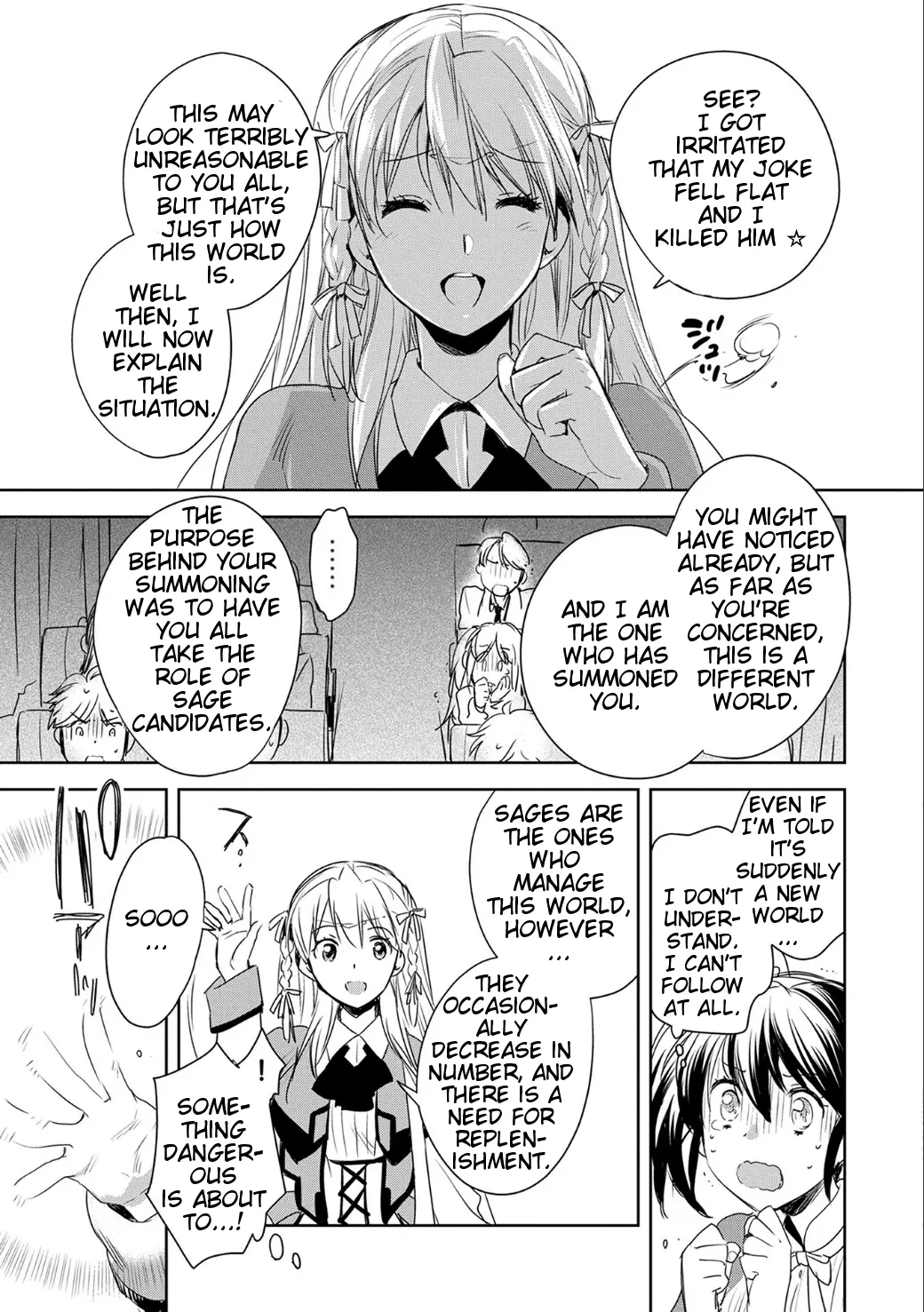 The other world doesn't stand a chance against the power of instant death. - Chapter 1 - Page 21