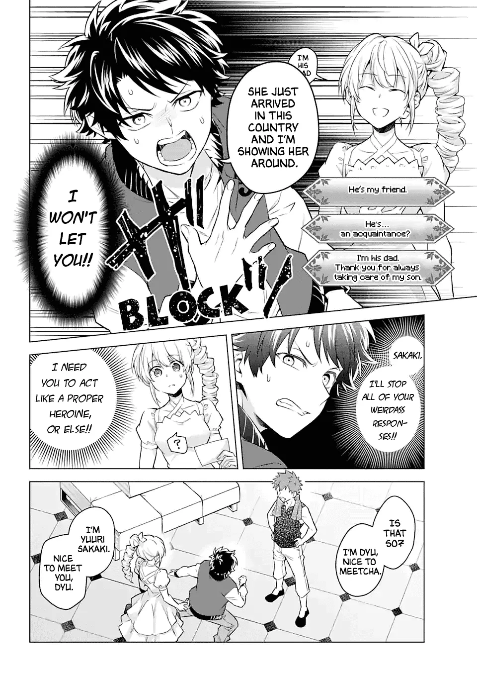 Transferred to another world, but I'm saving the world of an Otome game!? - Chapter 22 - Page 10