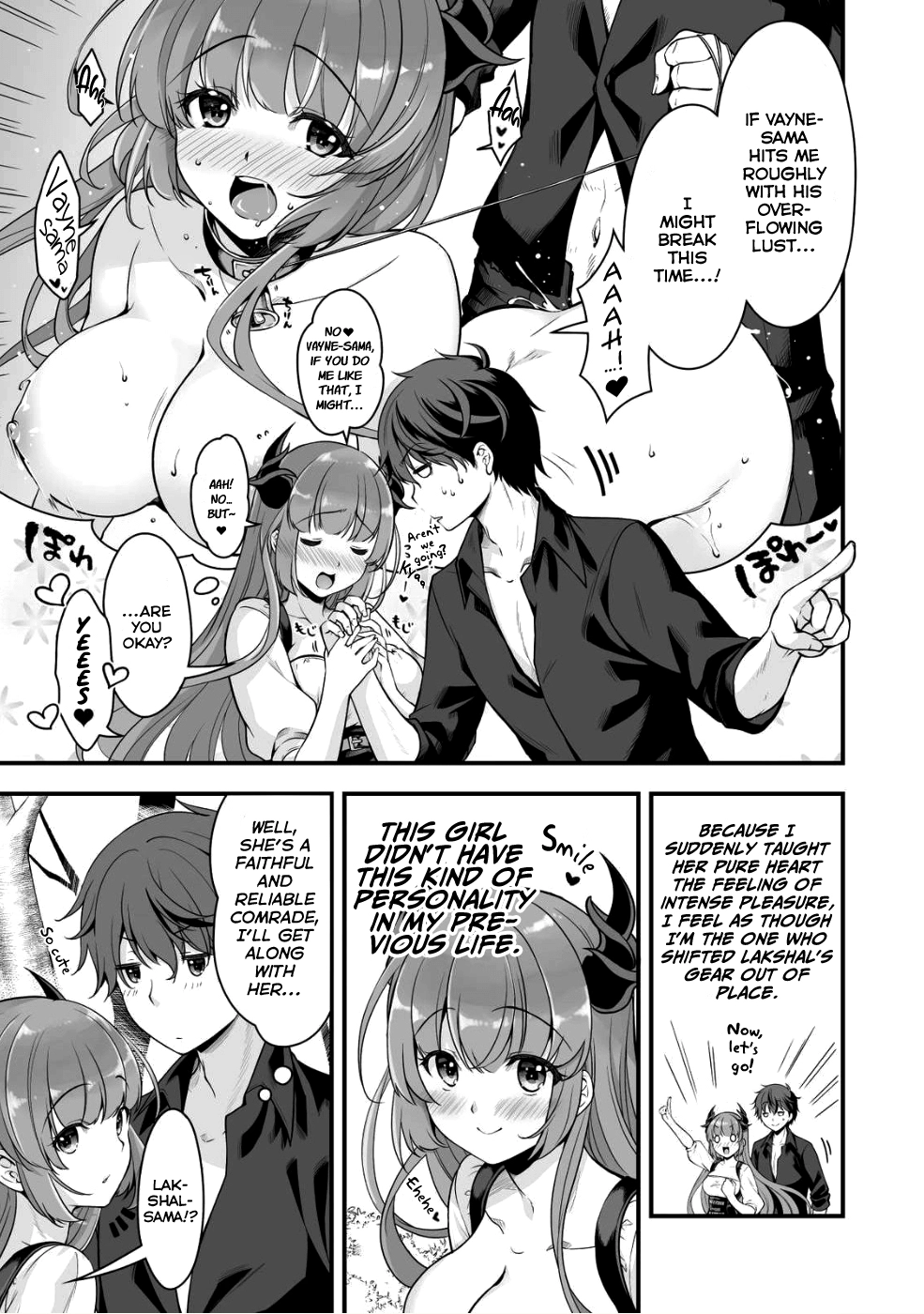 VR Eroge yattetara Isekai ni Tensei shita no de, Bishoujo Maou wo Doreika suru: Cross Out Saber - Chapter 3 - Page 3